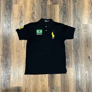 Polo Ralph Lauren Brazil #2 Polo Shirt Big Pony Chief Keef Luxury 3XL Y2K Rugby